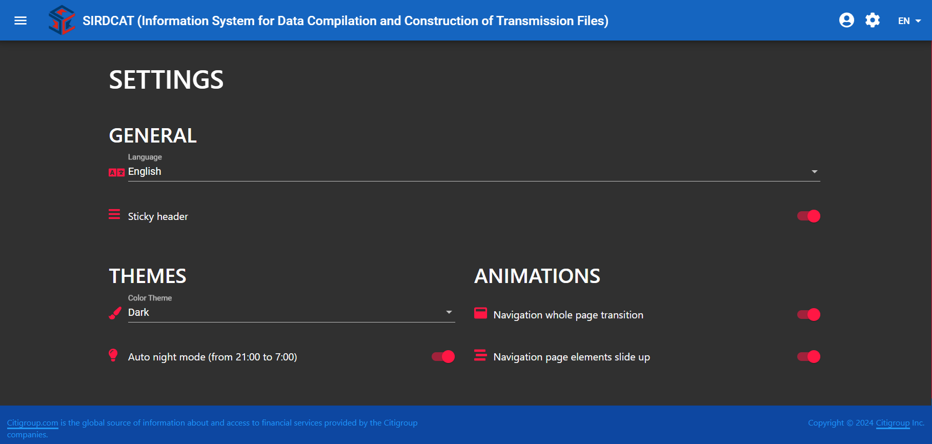 SIRDCAT: Information System for Data Compilation and Construction of Transmission Files